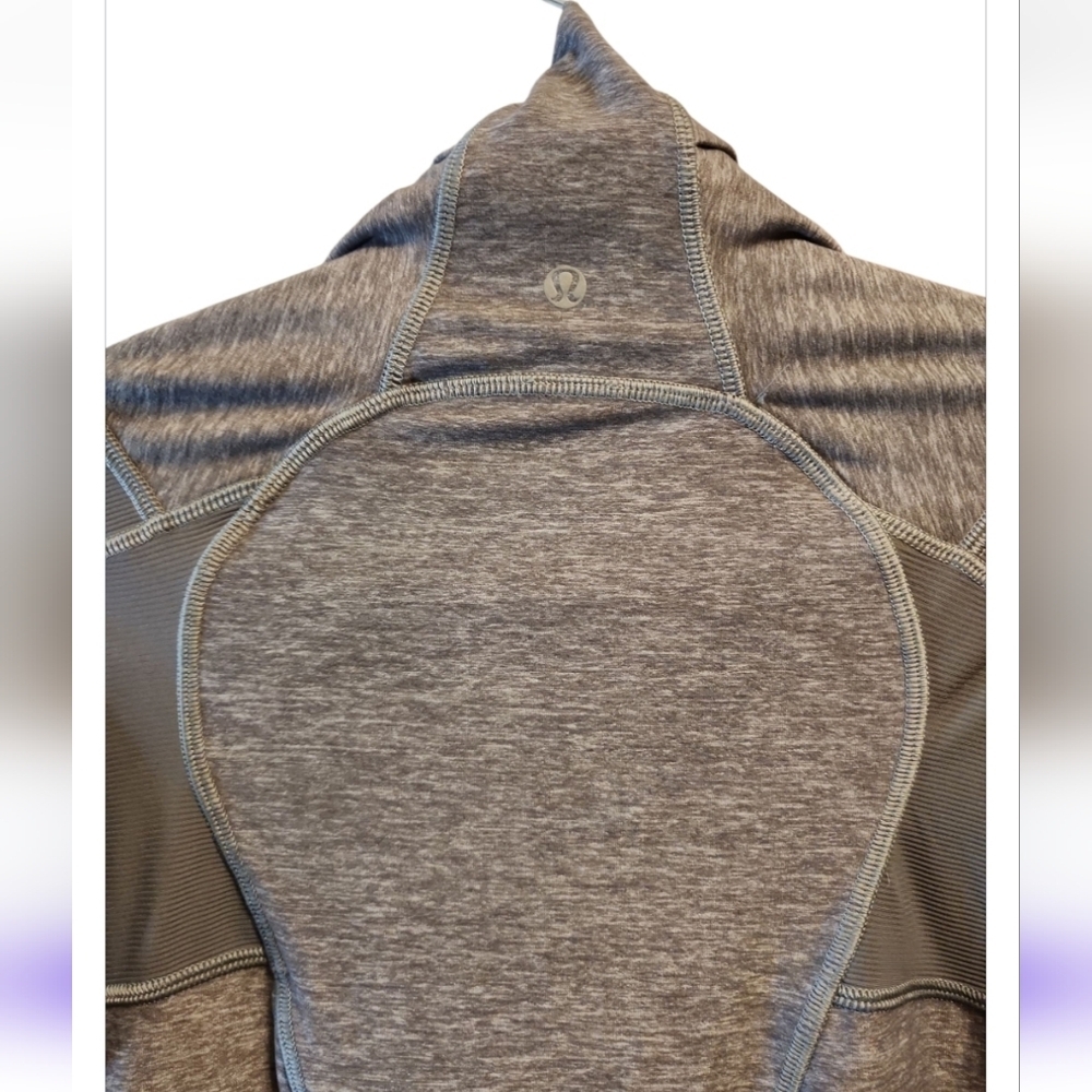 Lululemon Bhakti Double Zipper Yoga Jacket in Heather Slate Gray Women's Size 4 - Picture 13 of 13